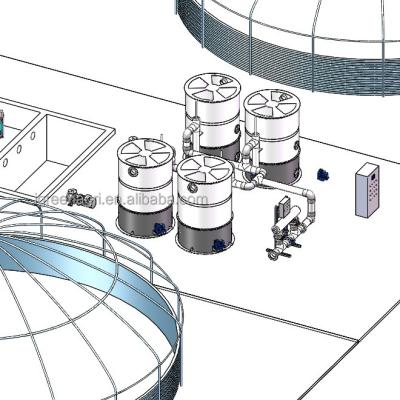 China Sistemas de aireación para la recirculación de la acuicultura en venta