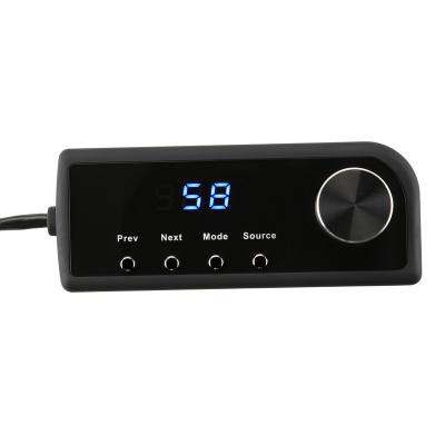 China Line Tuning Support and Car Subwoofer Volume DSP Power Amplifier Amplifier Volume Controller Power Amplifier Remote Tuning Controller for sale