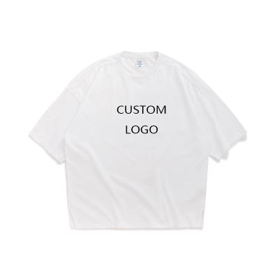 China 2021 Summer Plain Cotton Oversized QUICK DRY Custom Designed Loose T Shirts For Men for sale