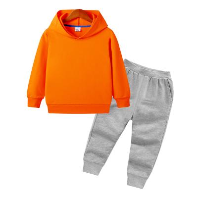 China Wholesale Blank Casual Baby Boy Kids Toddler Girl Winter Clothes Sweat Suits Clothing Sets Tracksuits For Little Kids Boy And Girls for sale