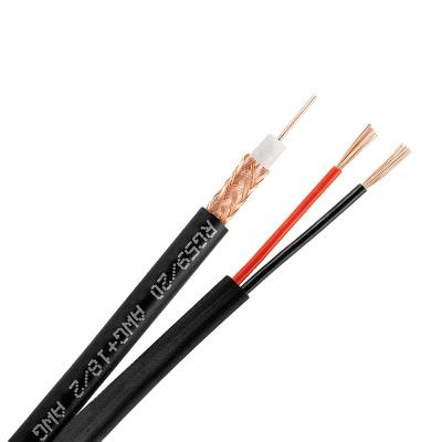 China Telecommunication Cable RG59 2 Core Coaxial Cable RG59 CCTV Coaxial Cable RG6 for sale