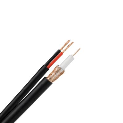 China Telecommunication Good Quality Best Price RG6+2C RG59 Siamese Cable For Siamese Cable Camera 300M for sale