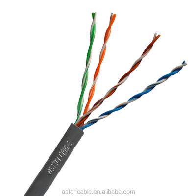 China ASTON best price d-link lan cable cat6 4 core 24awg network cable cat6a lan utp siamese UTP Cat6 cable for sale