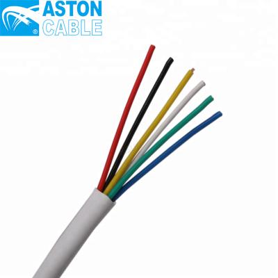 China Aston 4 Core 6 Core 8 Core Security Cable Unshielded 2022 Tinned Copper Alarm Cable Underground for sale