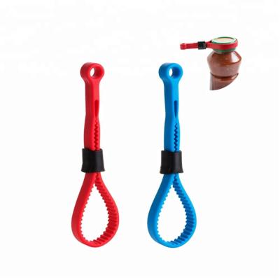 China New Products Universal Kitchen Tool Custom Cheap Silicone Twist Jar Bottle Can Opener for sale