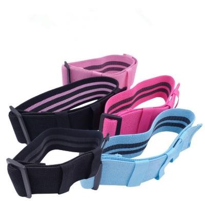 China 40% Polyester +60% 40% Polyester Latex Logo Fabric Elastic Elastic Resistance Hip Band Booty Bands Silk Custom Fitness Gym Workout Bands for sale