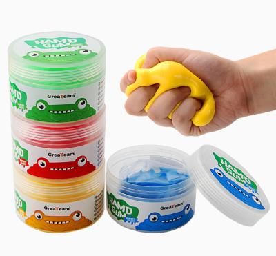 China 4 Different Color Recovery Different Stage Silicone Hand Therapy Putty Non Dry Exercise Set for sale