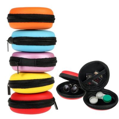 China Carry Storage Case Earphone Organizer Mini Pouch Storage Case for Smartphone Earphone Bluetooth Headset Storage Bags for sale