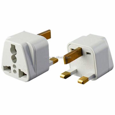 China USA Power 3 Pin Square Plug Type G Converter to UK UK Ireland UAE Power Travel Adapter for sale