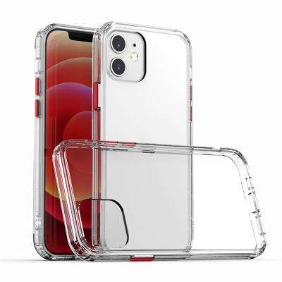 China Hot Selling Transparent Anti-fall TPU+PC Mobile Phone Case Protective Case For Iphone 13 pro Max Phone Case for sale