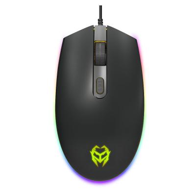 China Mini Adjustable Ergonomic Computer Gaming Mouse In Stock RGB Chroma Cable Backlit Gaming Mouse for sale