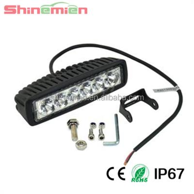 China 3x6leds tractor led work light 18W LED driving light, led motorcycle headlight IP67 waterproof SM-LW18W for sale