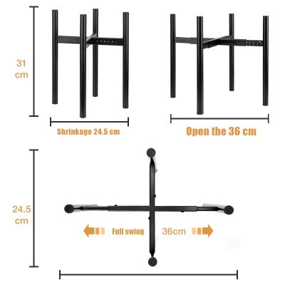 China Adjustable Mid Century Modern Flower rack plant stand adjustable plant stand for Indoor and Outdoor metal plant stand for sale