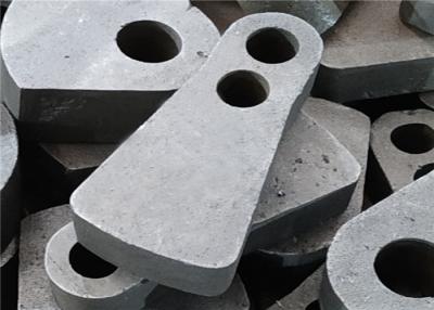 China Double Hole Manganese Hammer Crusher Spare Parts By Lost Foam Casting Process for sale