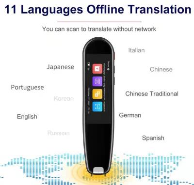 China Wifi Factory Supply With Screen Translation Touchable Dictionary Pen English Digital Pen Translator for sale