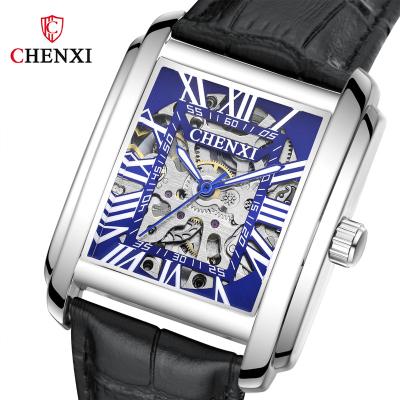 China CHENXI 8816B Water Resistant Brand Luxury Men Watch Belt Rectangular Hot Selling Business Mechanical Watch for sale