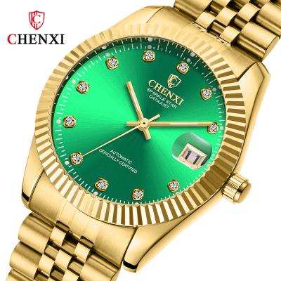 China CHENXI 8804A Charming Luxury Gold Strap Waterproof Fashion Mechanical Men's Business Automatic Watch for sale