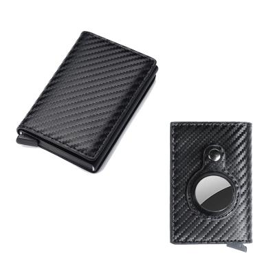 China Hot 2022 Carbon Fiber RFID Wallet Men Smart Air Tag Wallet Slim Wallet Air Tag Credit Card Airtag Credit Card Holder Slim Wallet for sale