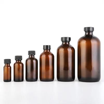 China 15ml 30ml 60ml 120ml 200ml 250ml 480ml Medicine Lab Amber Brown Glass Bottles , Pharmecutical Glass Bottles for sale