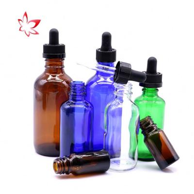 China Medicine Spray Bottle Plastic Blue Clear Glass Bottle 50Ml for sale