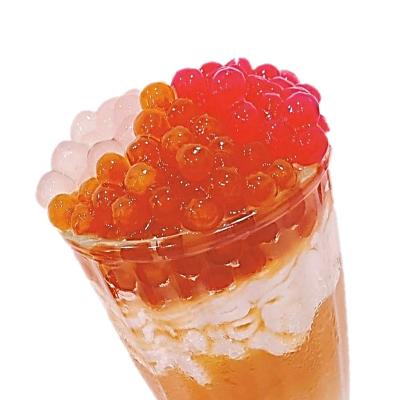 China Beau Vision Milk Tea Unfrozen Bubble Tea Pink Tapioca Pearl for sale