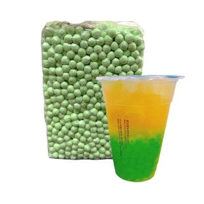 China Bubble Tea Shop Taiwan Make Beauty Bubble Tea Green Tapioca Pearls for sale