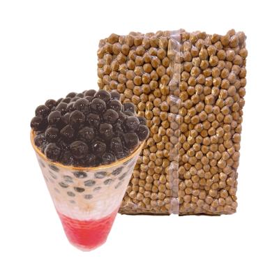 China Best Selling Supplementing Big Black Pearl Boba 3kg 9.5~10.5mm Tapioca 21cm*17cm*14cm for sale