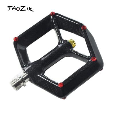 China Taozik T252 Full Carbon Road Mountain Folding Bike Bicycle Pedal Ultralight Cruisers Titanium Alloy Axle for sale