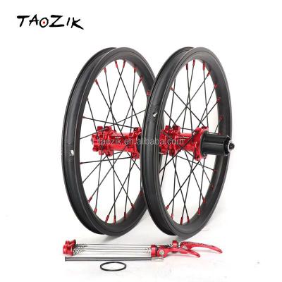 China Wholesale TAOZIK Mountain Bikes Bicycle Wheel With Factory Disc Brake 16 Hole 10 Inch 24 11 Speed ​​Bearings Bicycle Wheel for sale