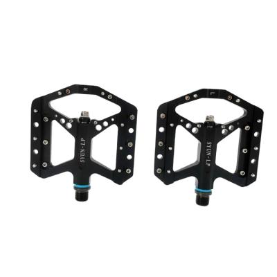 China Best Quality Kids Bicycle Accessories Black Body Bmx Steel Weight Material Mountain Bicycle Pedals for sale