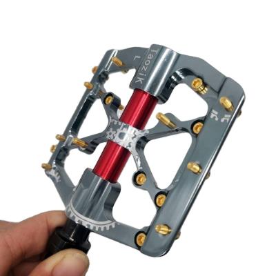 China Children Bikes Professional Cycling Bearings NEW Color Aluminum Alloy Titanium Ultralight Bike Pedal MTB Pedals Hand Bicycle Pedals Parts for sale