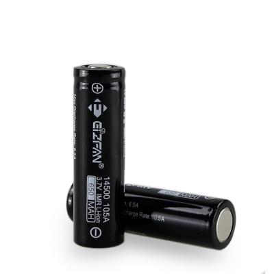 China Toys High Quality 650mAh 6.5/10.5A 3.7V Li-Ion Rechargeable Battery Efan 14500 Battery For Electronic Products for sale