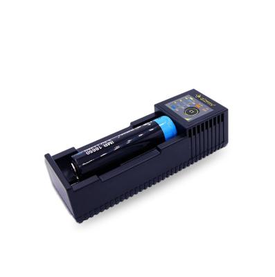 China Good Quality Price Efan C1 Slot 3.7V/3.6V Li-ion Cheap Single USB AA AAA Lipo Battery Charger with 0.5A 1A for sale