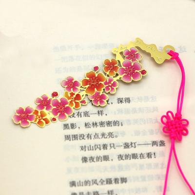 China China Creative Metal Bookmarks Brass Metal Creative Custom Bookmark for sale