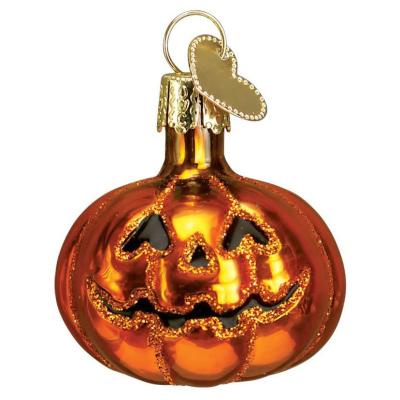 China Halloween Glass Decorations Glass Blown Ornaments For Christmas Tree , Miniature Halloween Ornament for sale