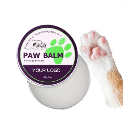 China Cat Nose Paw Moisturizer Wholesale Natural Organic Pet Cracked Paws Balm Viable Dog Pet OEM/ODM Paw Balm For Moisturizing for sale