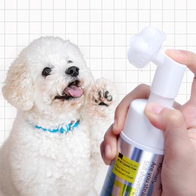 China Stocked Dogs Feet Cleaner Waterless Cat Claw Washing Foam Paw Foam Remover Pet Products for sale