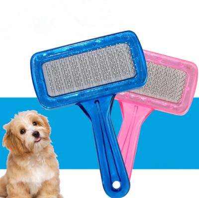 China Viable Hot Sale Dog Amazon Cat Hair Remover Brush Pet Grooming Products Grooming Products Buffer Brush Cleaning Comb for sale