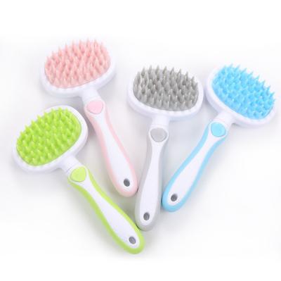 China Viable Hot Sale Pet Supplies Relieve Cleaning Hair Cat Dog Removal Brush Comb Beauty Massage Comb for sale