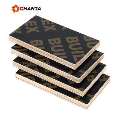 China Factory Direct Contemporary Black Construction Concrete Formwork Gauge Poplar Core 15mm 18mm Film Faced Shuttering Plywood for sale