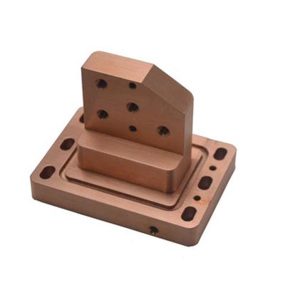 中国 Bronze Bracket Connector Brass Fitting Parts , Bronze Fitting CNC Machined Parts 販売のため