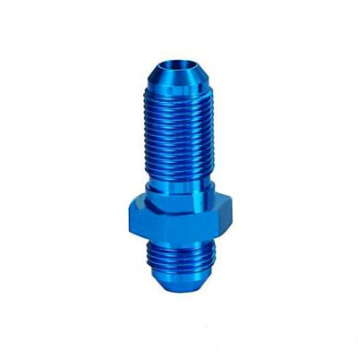 China Anodized Blue Aluminum Made Jetting Custom Metal Mechanical Parts High Precision Te koop