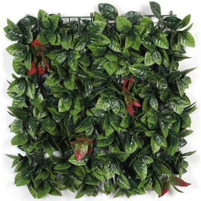 China Minimalist Artificial Plant Wall Red Heather Leaf Lawn Thickening And Densification for sale