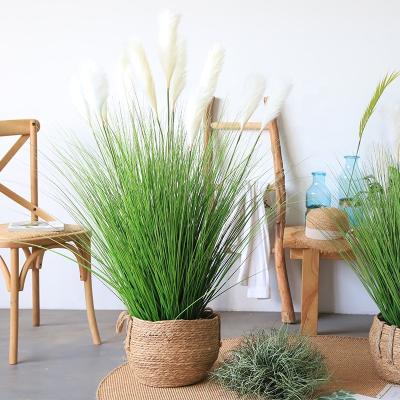 China INS Style Home Decoration Indoor Plant Decoration Minimalist Artificial Tubular Potted Bonsai Ornaments for sale