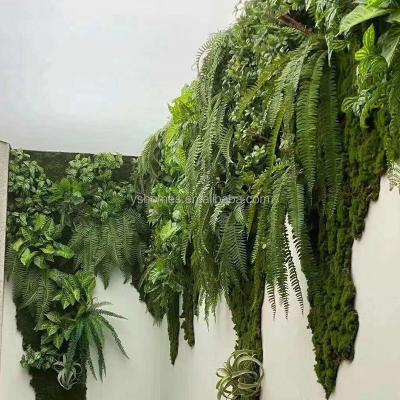 China Artificial Grass Lawn Moss Lawn Indoor Plant Wall Landscape Minimalist Artificial Artificial Grass Background Decoration for sale