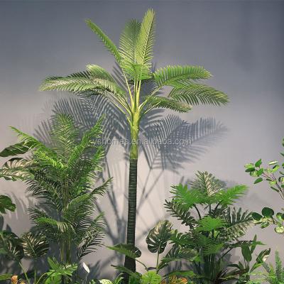 China Wholesale Minimalist Artificial Garden Decoration Fake Palm Plant Tree for sale