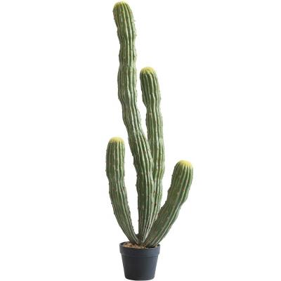 China FZS-9255 Minimalist height 115CM cactus window decoration simulation fake green plants Moroccan artificial plants for sale