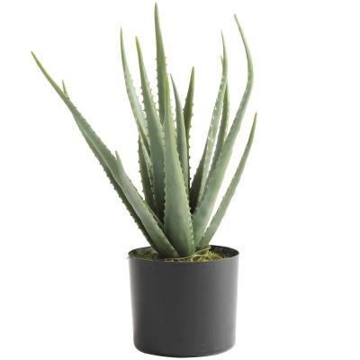 China Height 52cm Quality Plant Transitional Artificial Aloe Plant Garden Decor Potted Living Room GL-6811 for sale