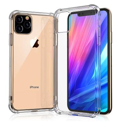 China 2020 Wholesale Shockproof Mobile Phone Accessories Cover Transparent TPU Mobile Phone Case For iPhone 12 Pro Max for sale