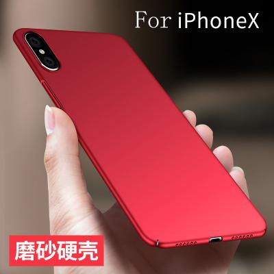 China Shockproof Protective Type Phone Case , Ultra Thin Matte Back Cover Hard PC For iPhone X Case for sale